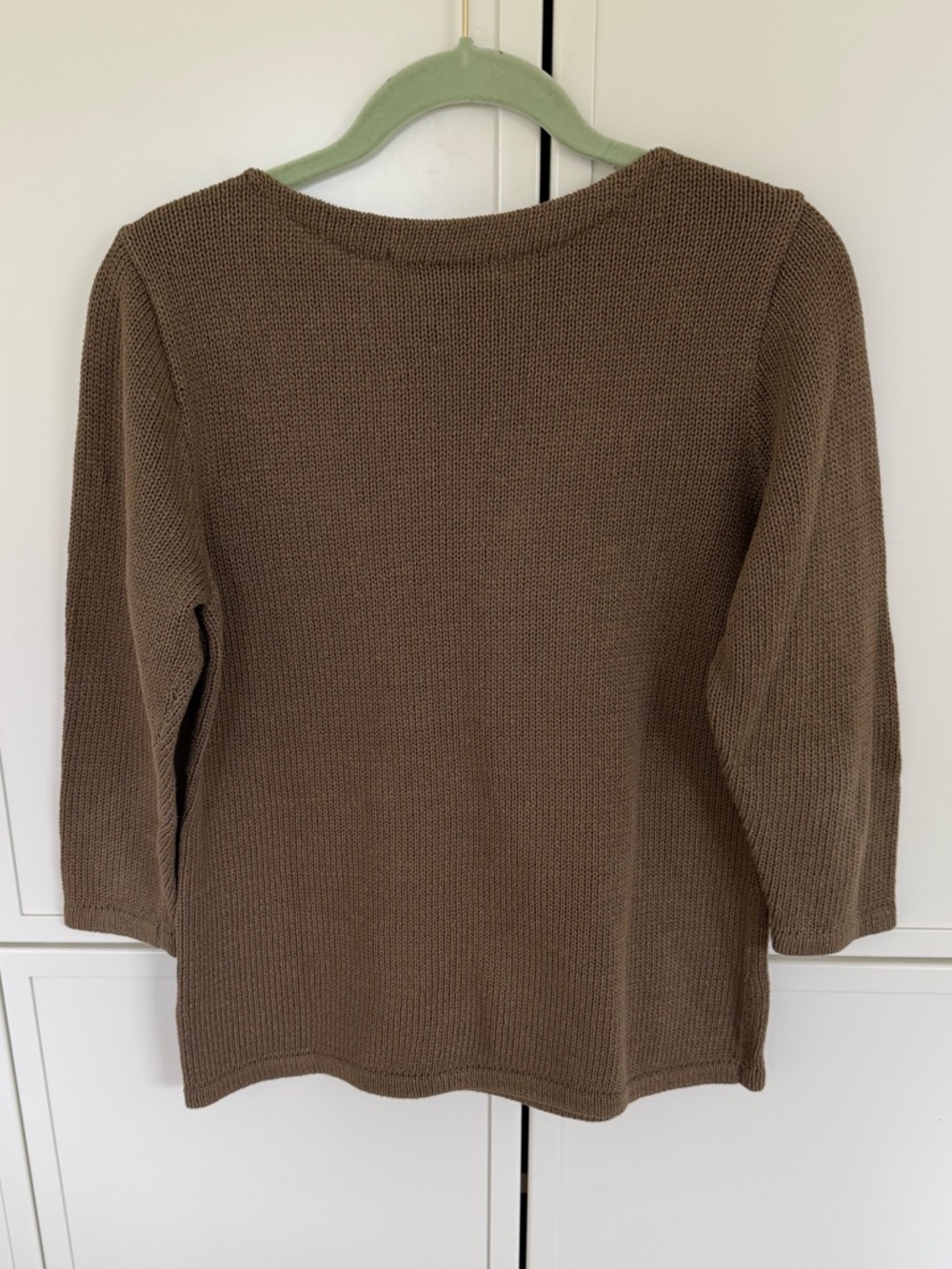 Lauren Ralph Lauren Quarter Sleeve Cotton Sweater - Picture 3 of 3
